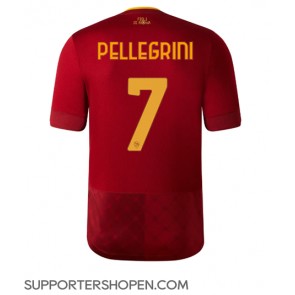 AS Roma Lorenzo Pellegrini #7 Hemma Matchtröja 2022-23 Kortärmad